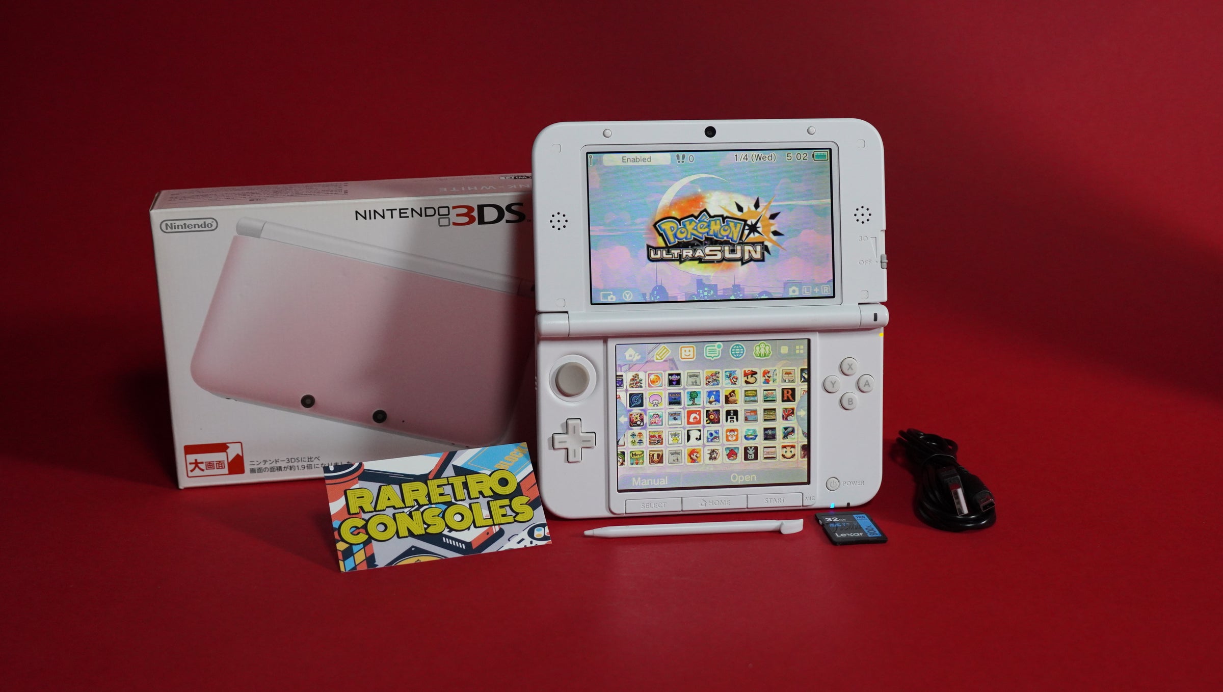 Misty Pink Nintendo 3DS XL with Box | Raretro Consoles