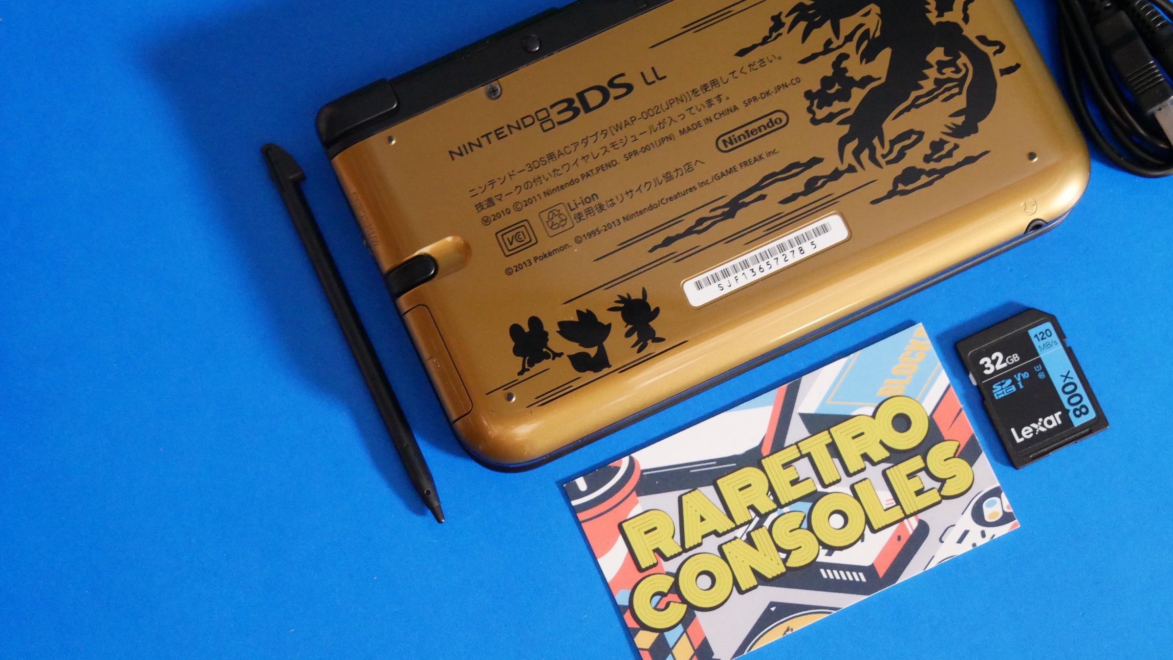 Nintendo 3DS XL Pokemon X & Y Premium Gold Limited Edition