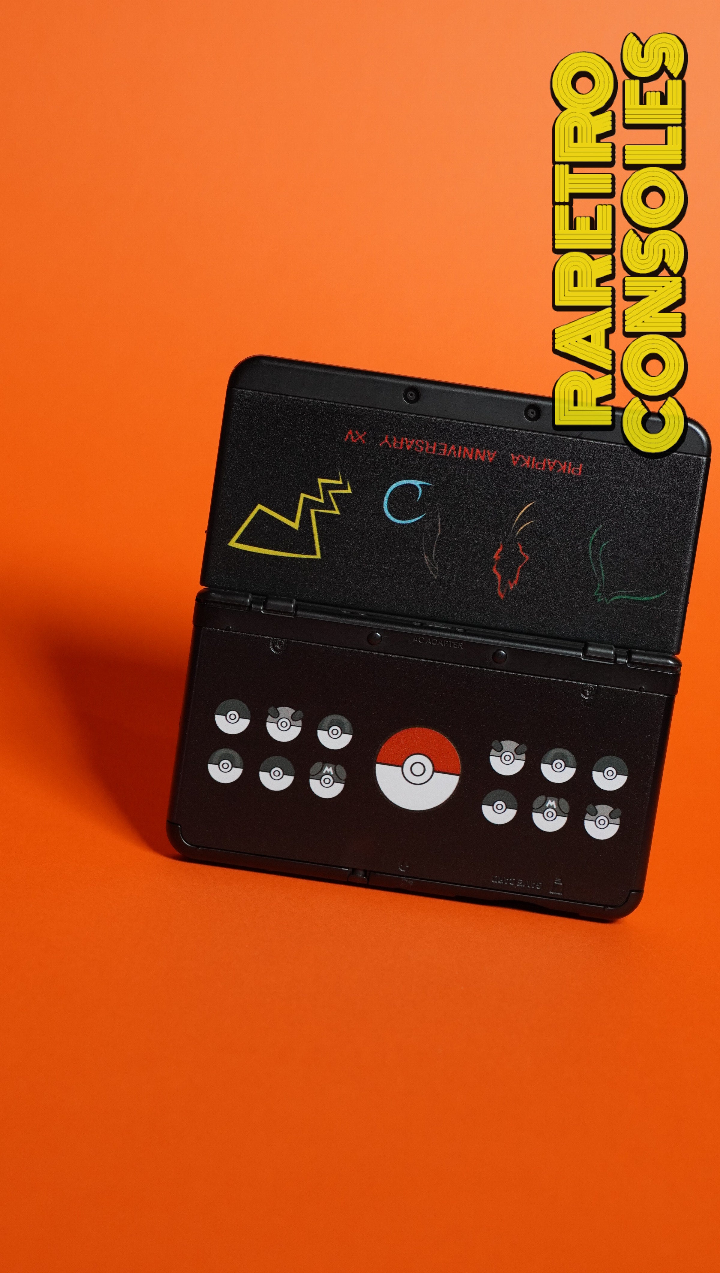 New Nintendo 3DS with Custom Pokémon Anniversary Plates