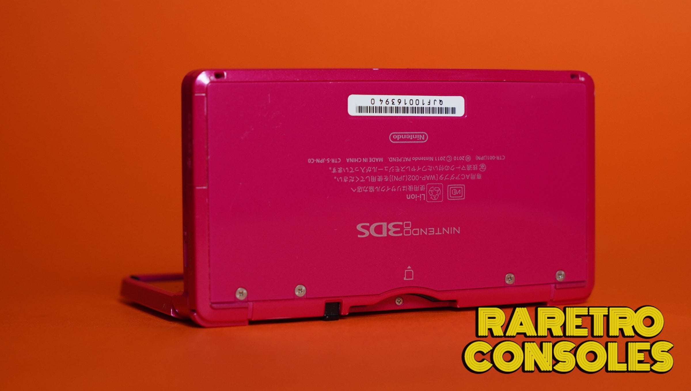 Gloss Pink Nintendo 3DS (Hot Pink) | Raretro Consoles