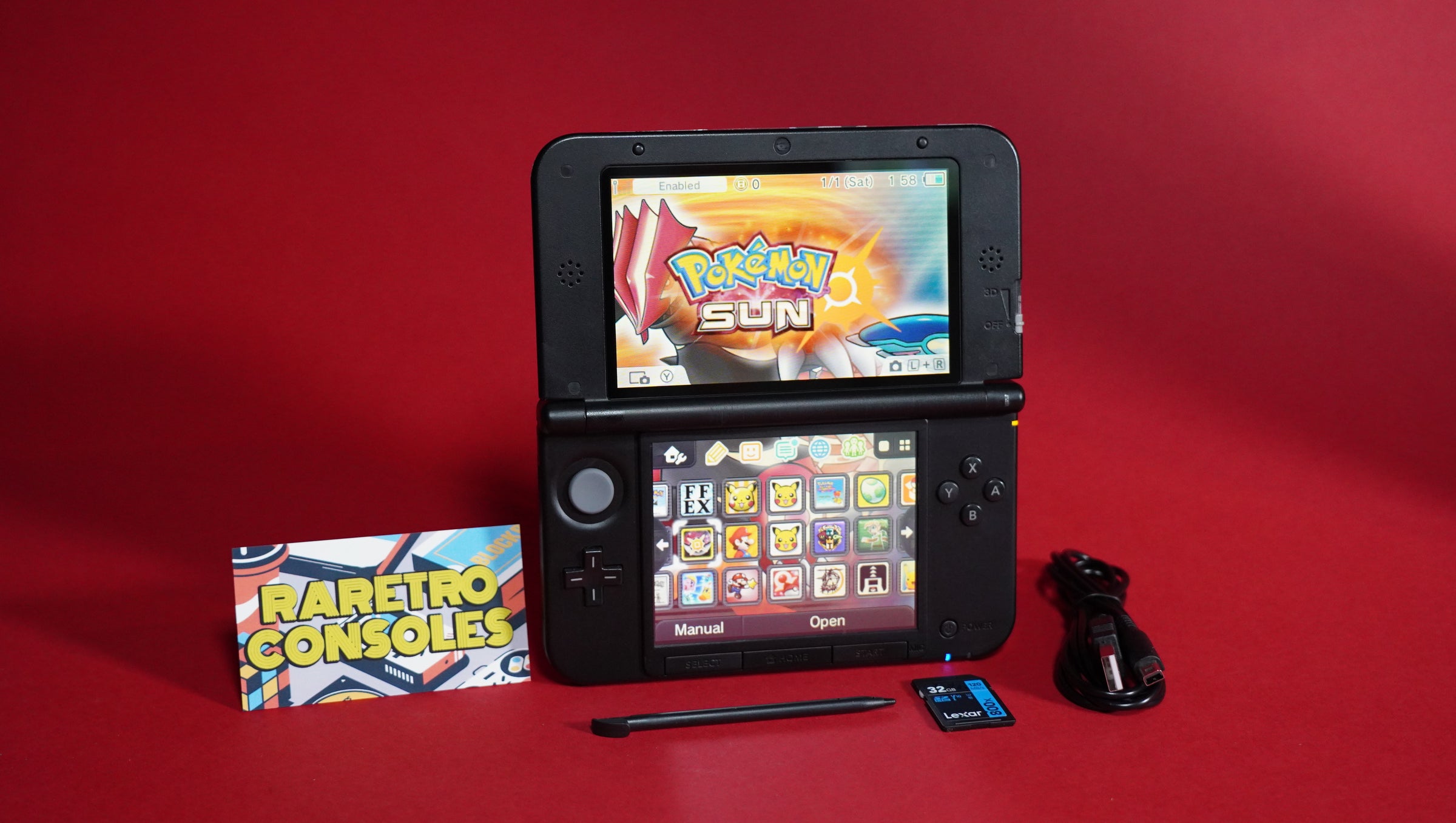 Nintendo 3DS XL Pokémon X and Y Limited Edition - Red | Raretro