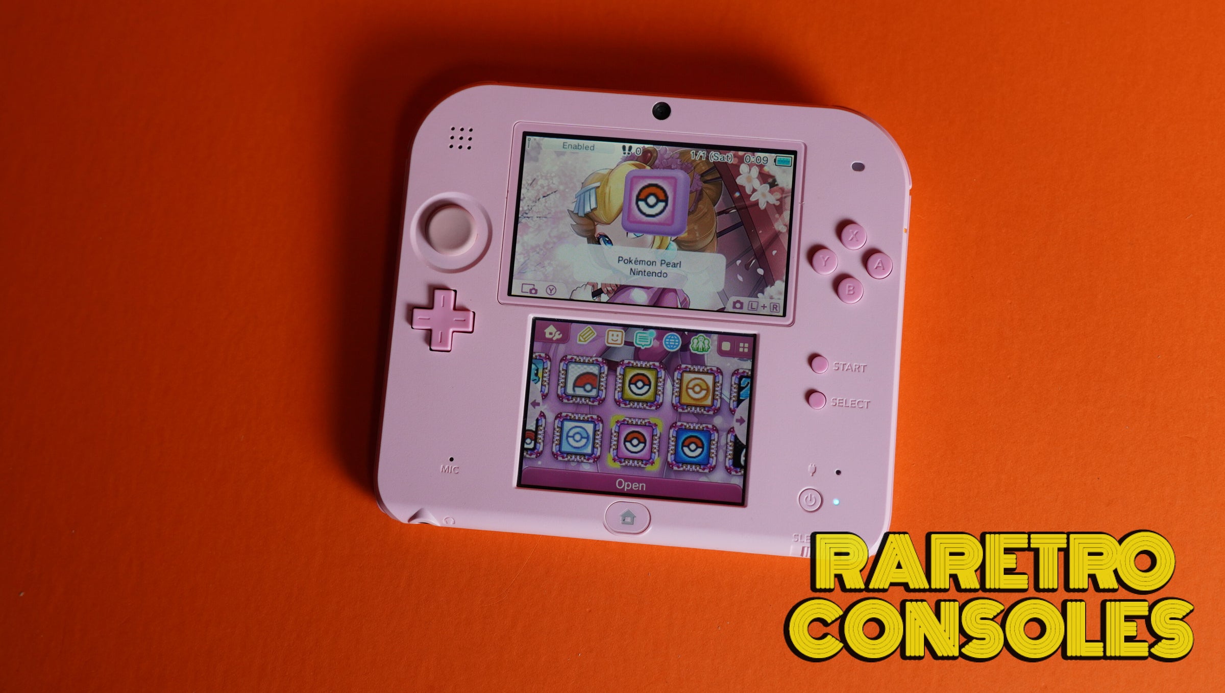 Nintendo 2DS in Misty Light Pink Japanese Exclusive | Raretro Consoles