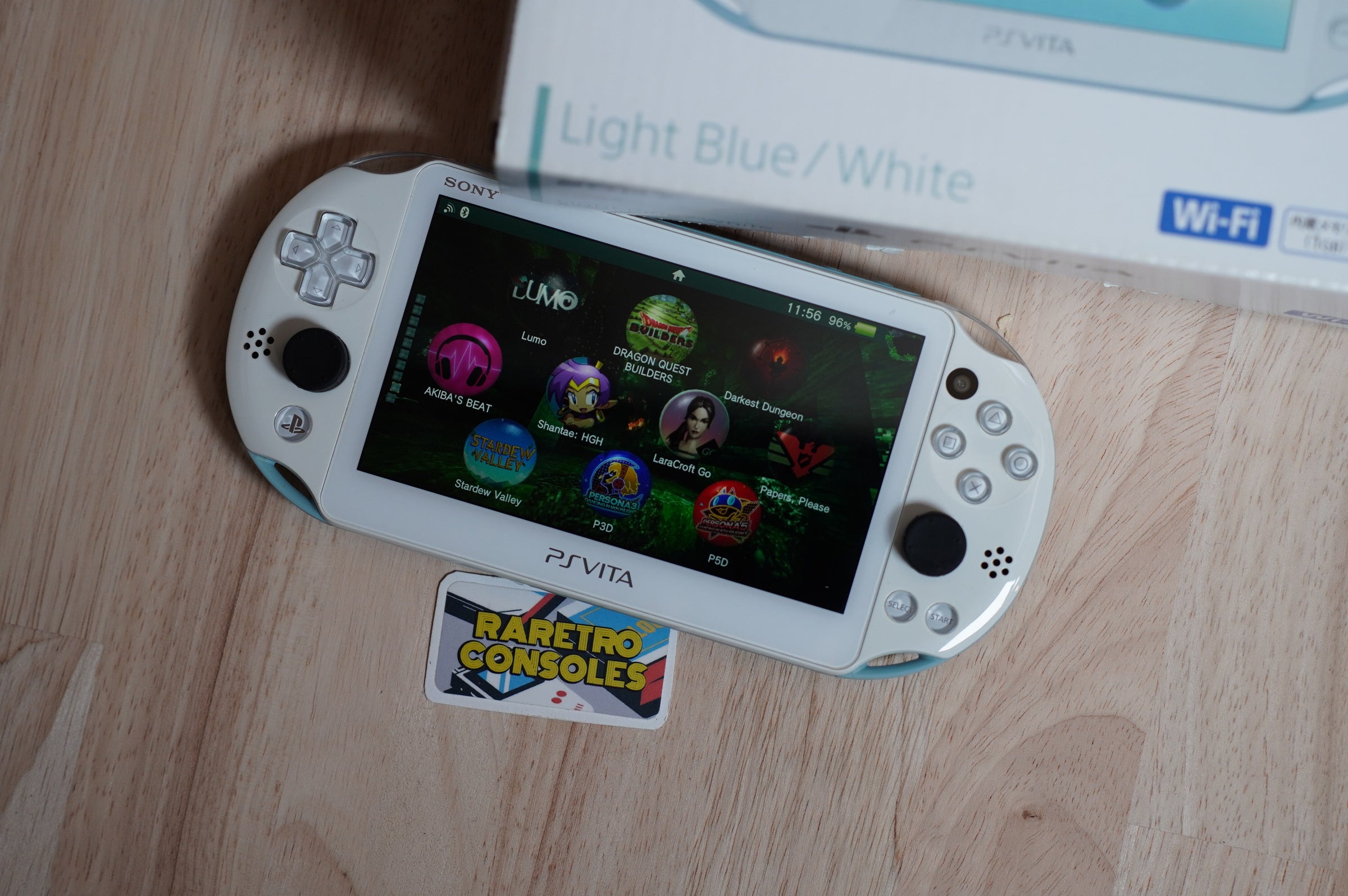 Sony PlayStation Vita Slim 2000 in Light Blue with Box | Raretro