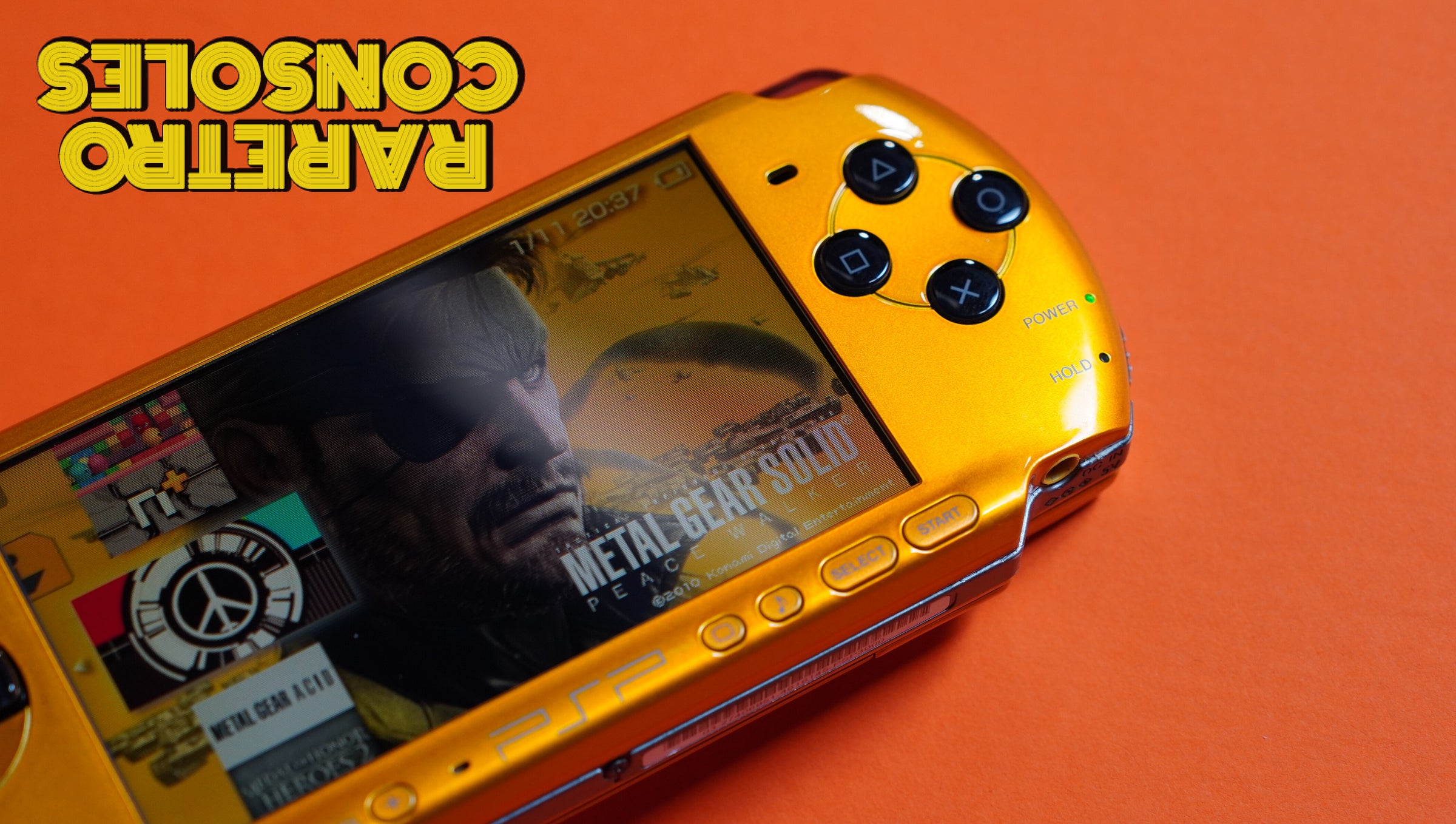 Yellow Sony Playstation Portable PSP 3000 | Raretro Consoles