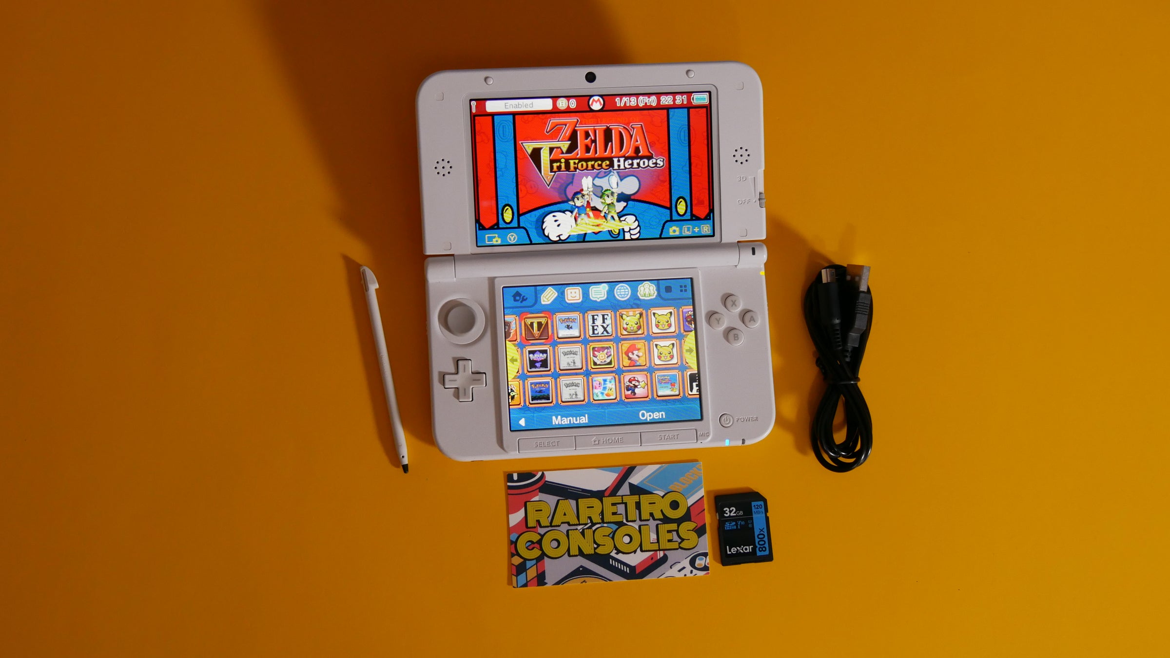 Nintendo 3DS XL Mario Red x White Edition | Raretro Consoles