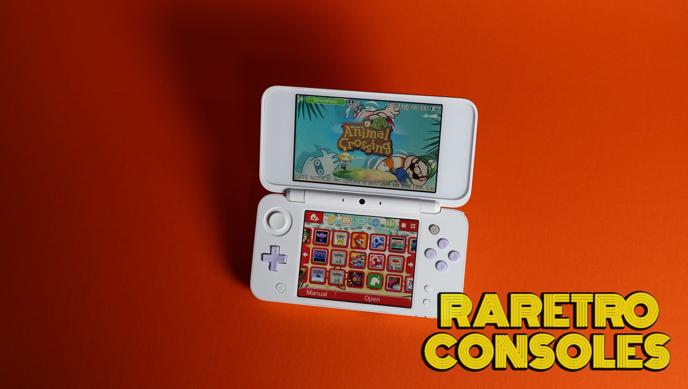 Nintendo New 2DS XL in Lavender x White | Raretro Consoles
