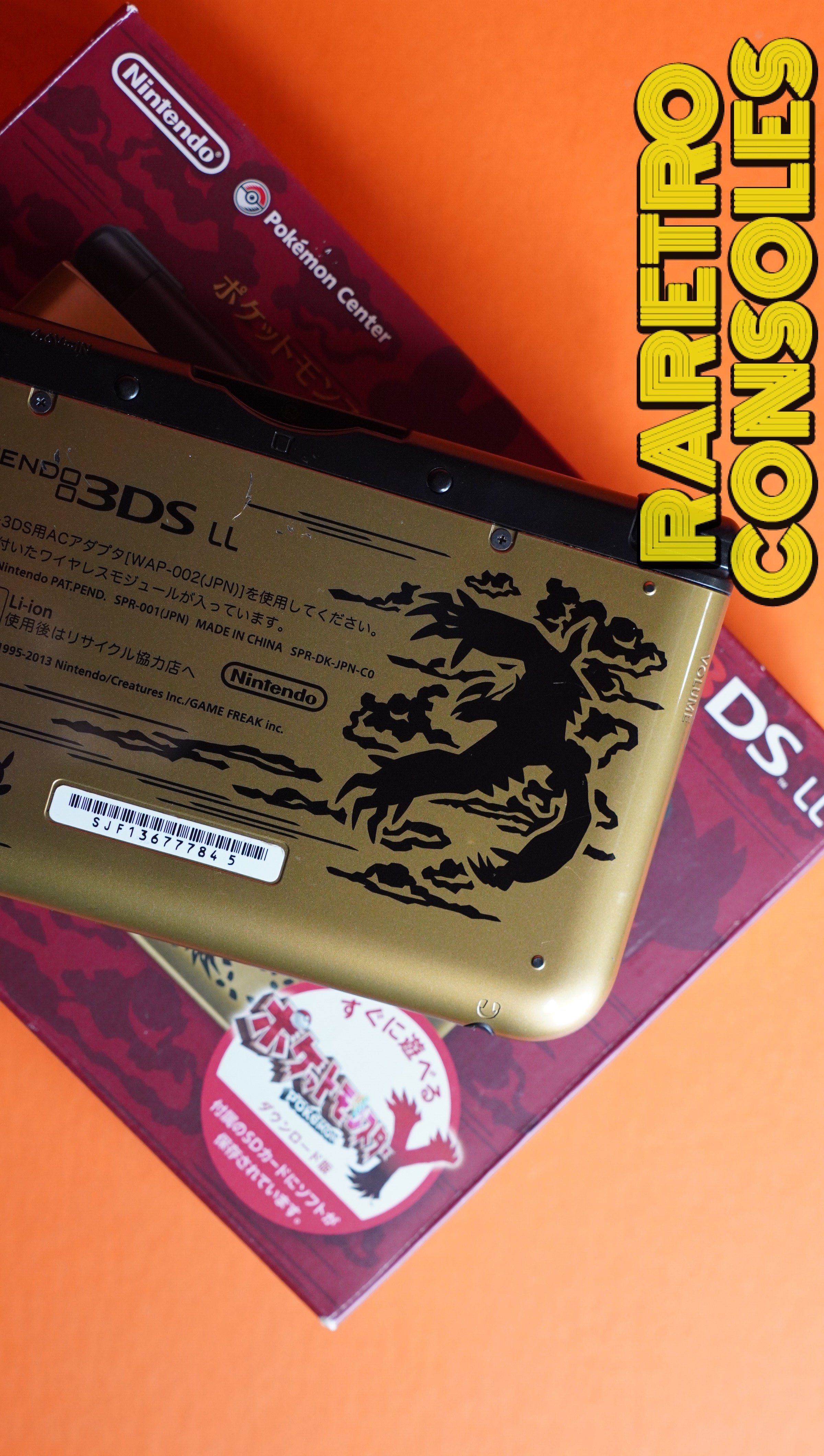 Nintendo 3DS XL Pokémon X Y Premium Gold with Red Box | Raretro