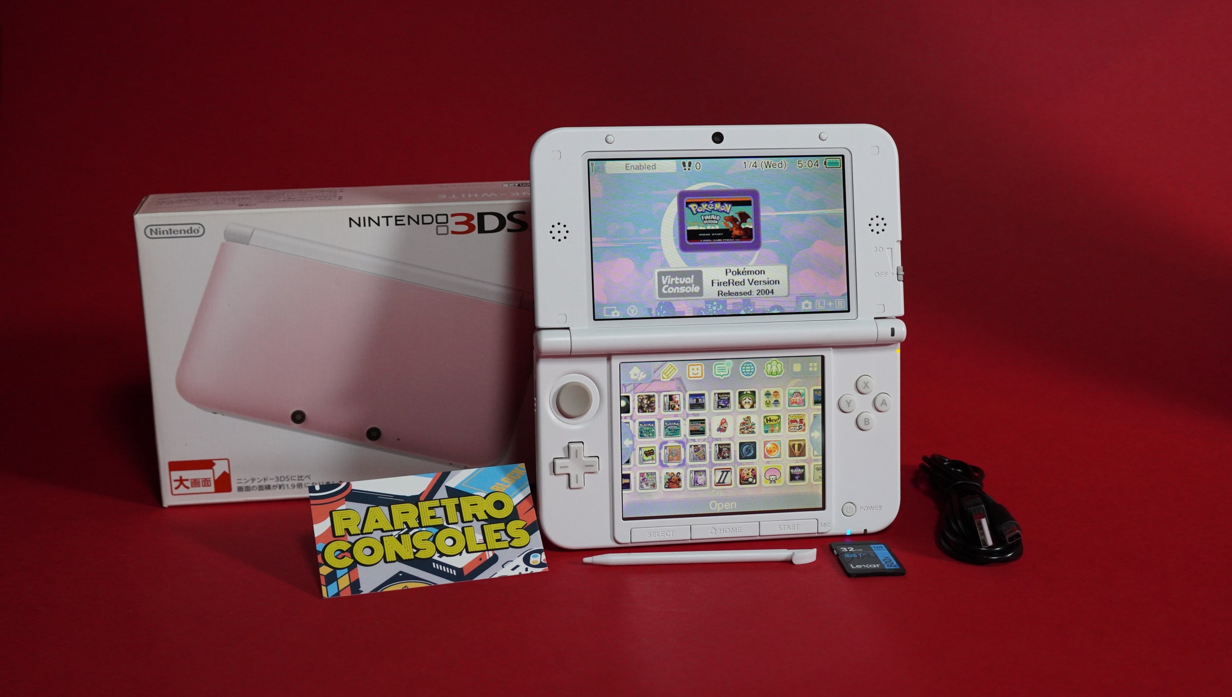 Misty Pink Nintendo 3DS XL with Box | Raretro Consoles