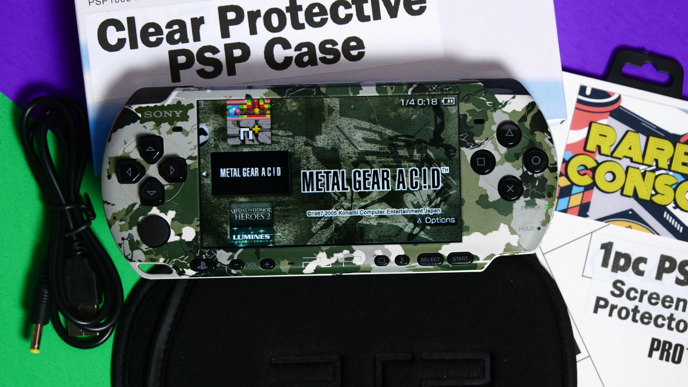 Sony PSP-3000 Red Pink Blue White Silver Black Select Color