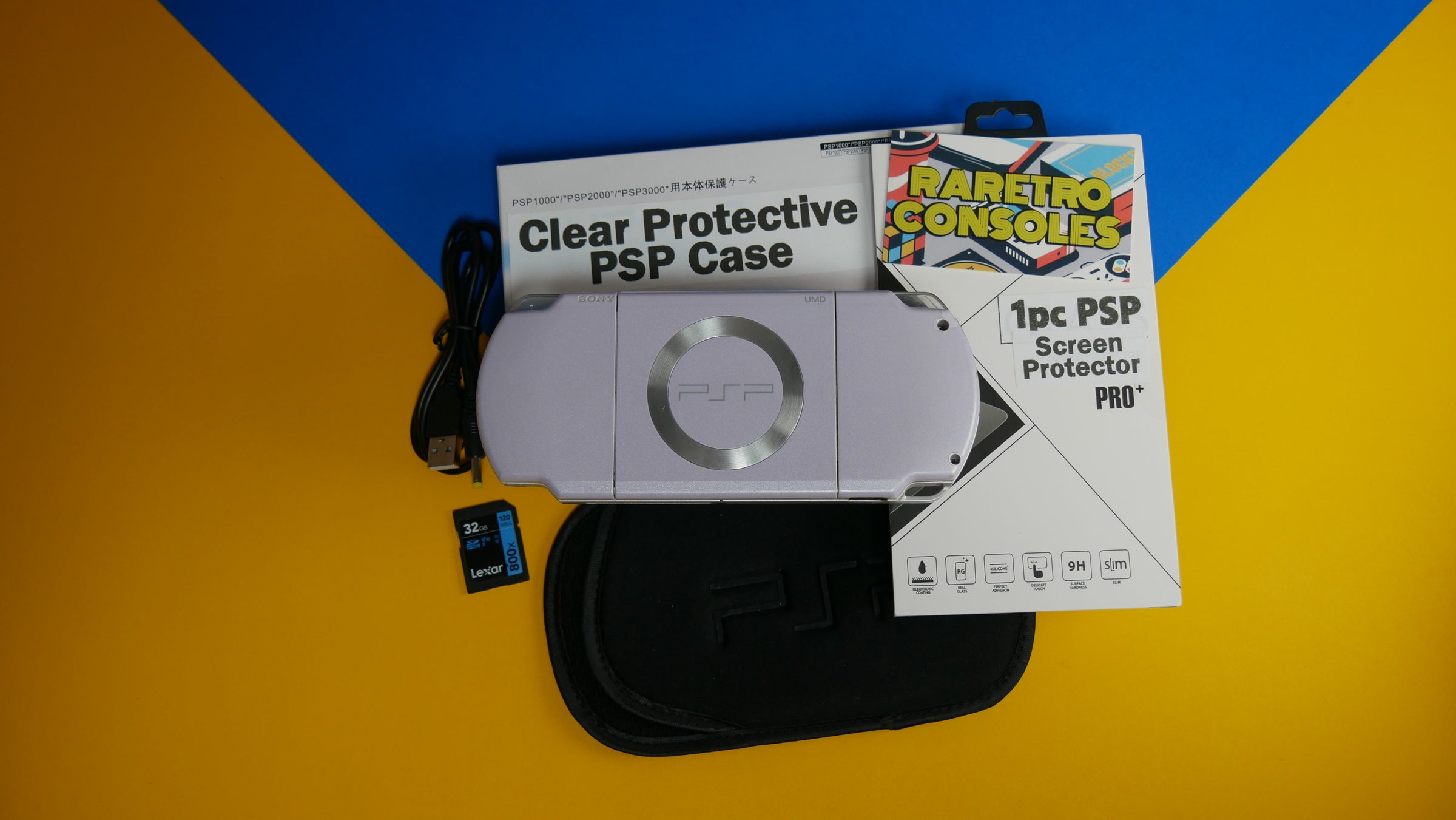 Sony PlayStation Portable PSP 2000 Lavender Purple | Raretro Consoles