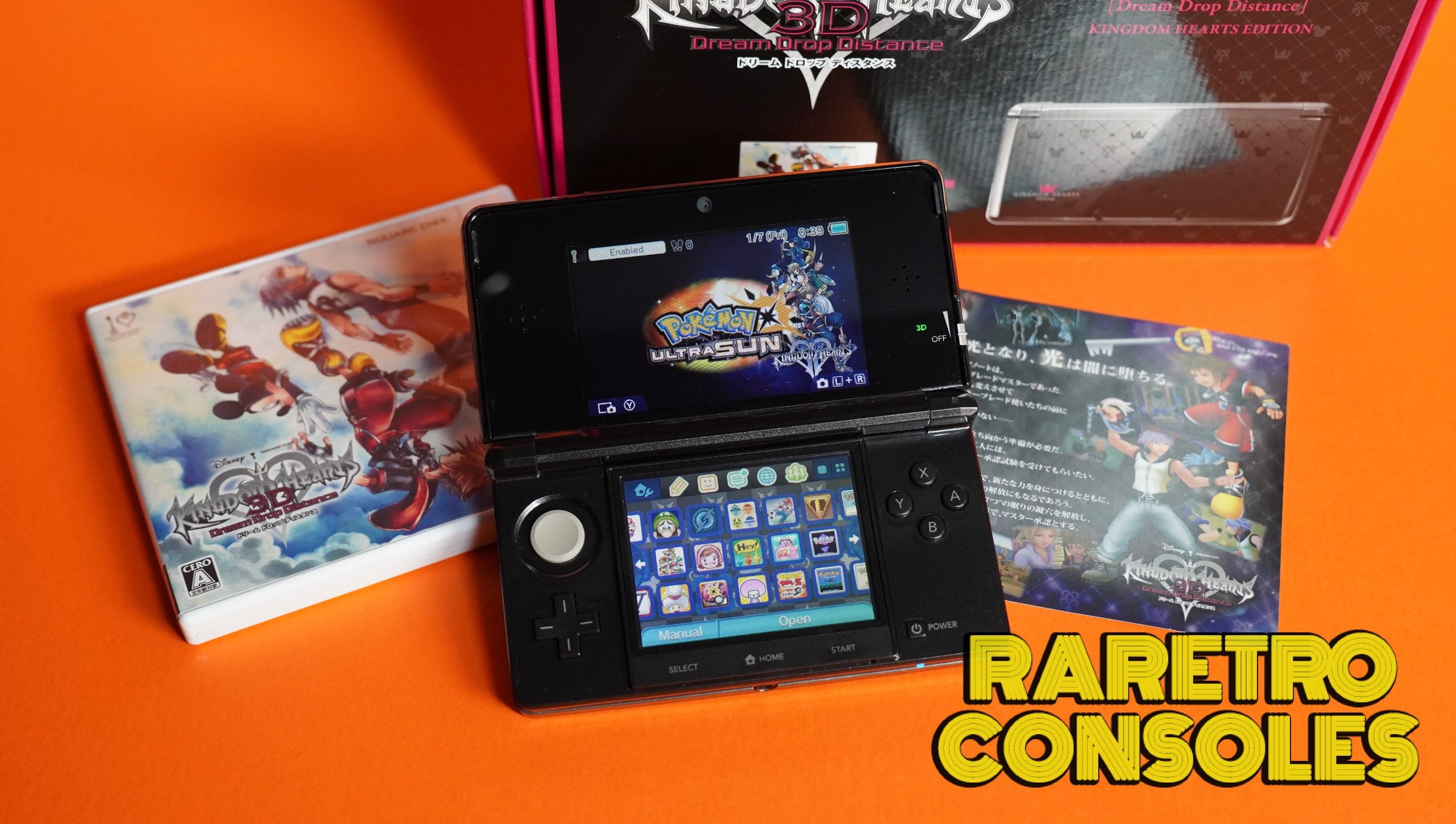 Nintendo 3DS Kingdom Hearts 3D Dream Drop Distance Console with
