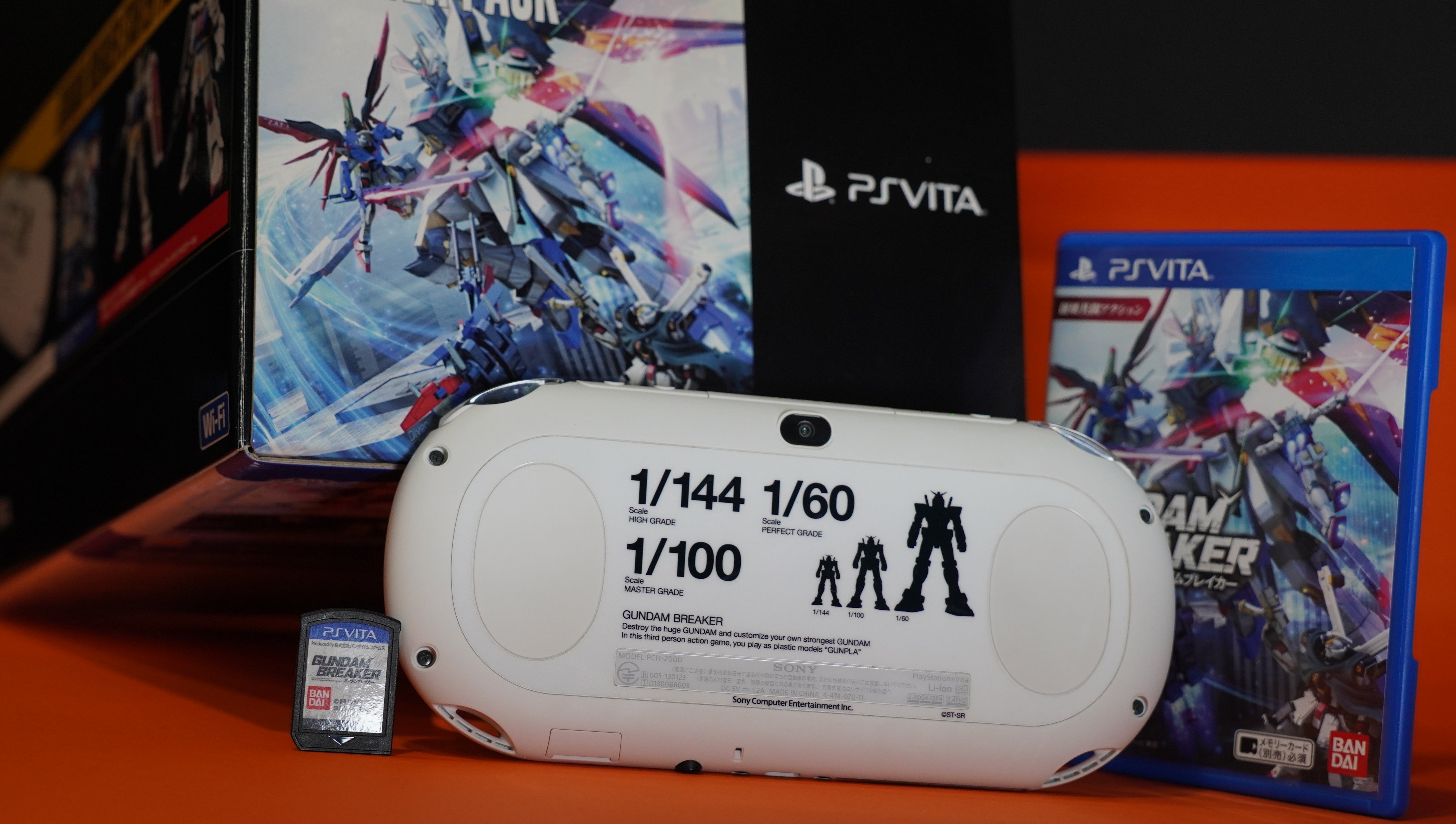 PlayStation Vita Slim 2000 Gundam Breaker with Box Limited
