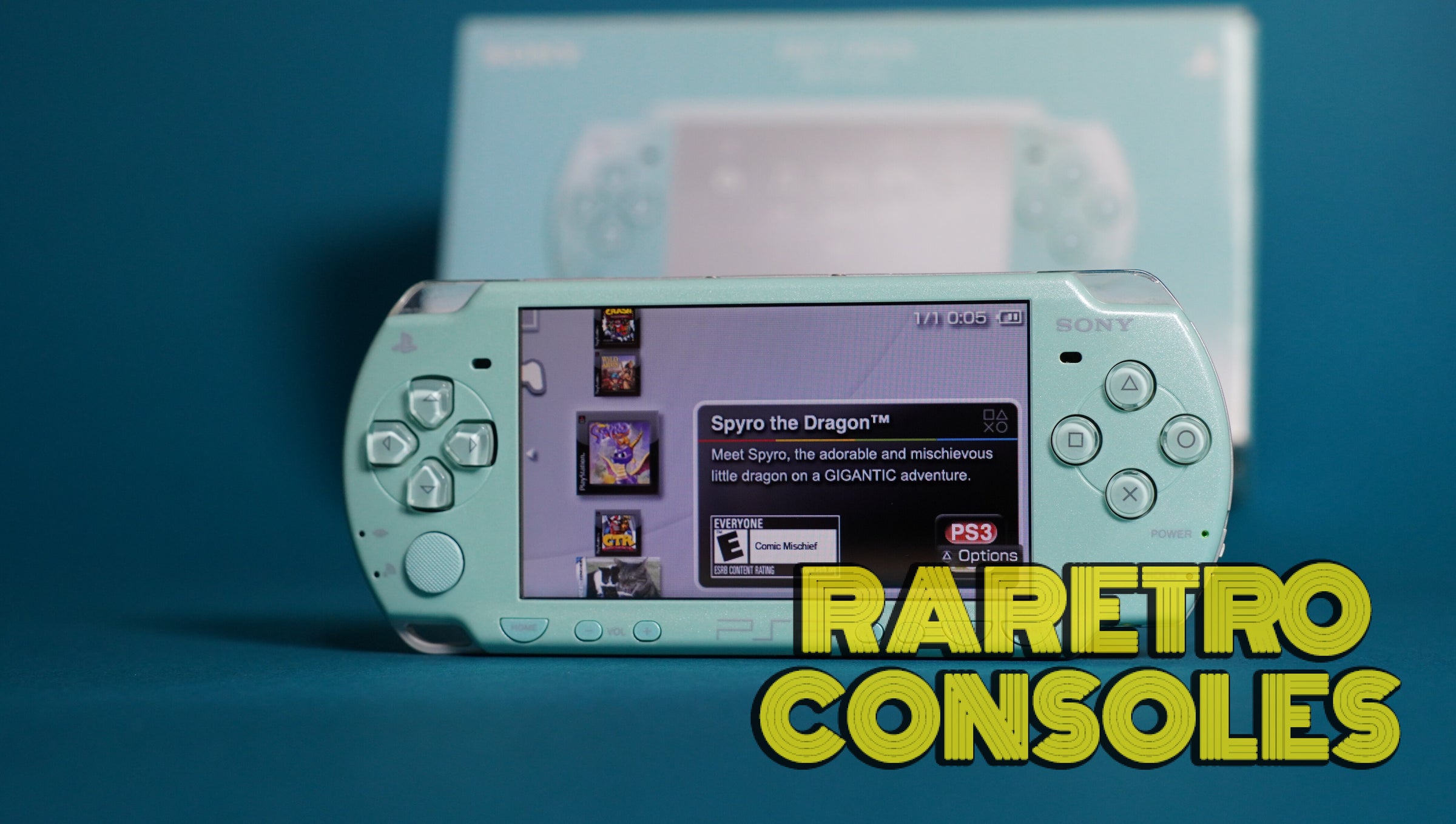 Sony PSP 2000 Launch Edition Mint Green with Box | Raretro