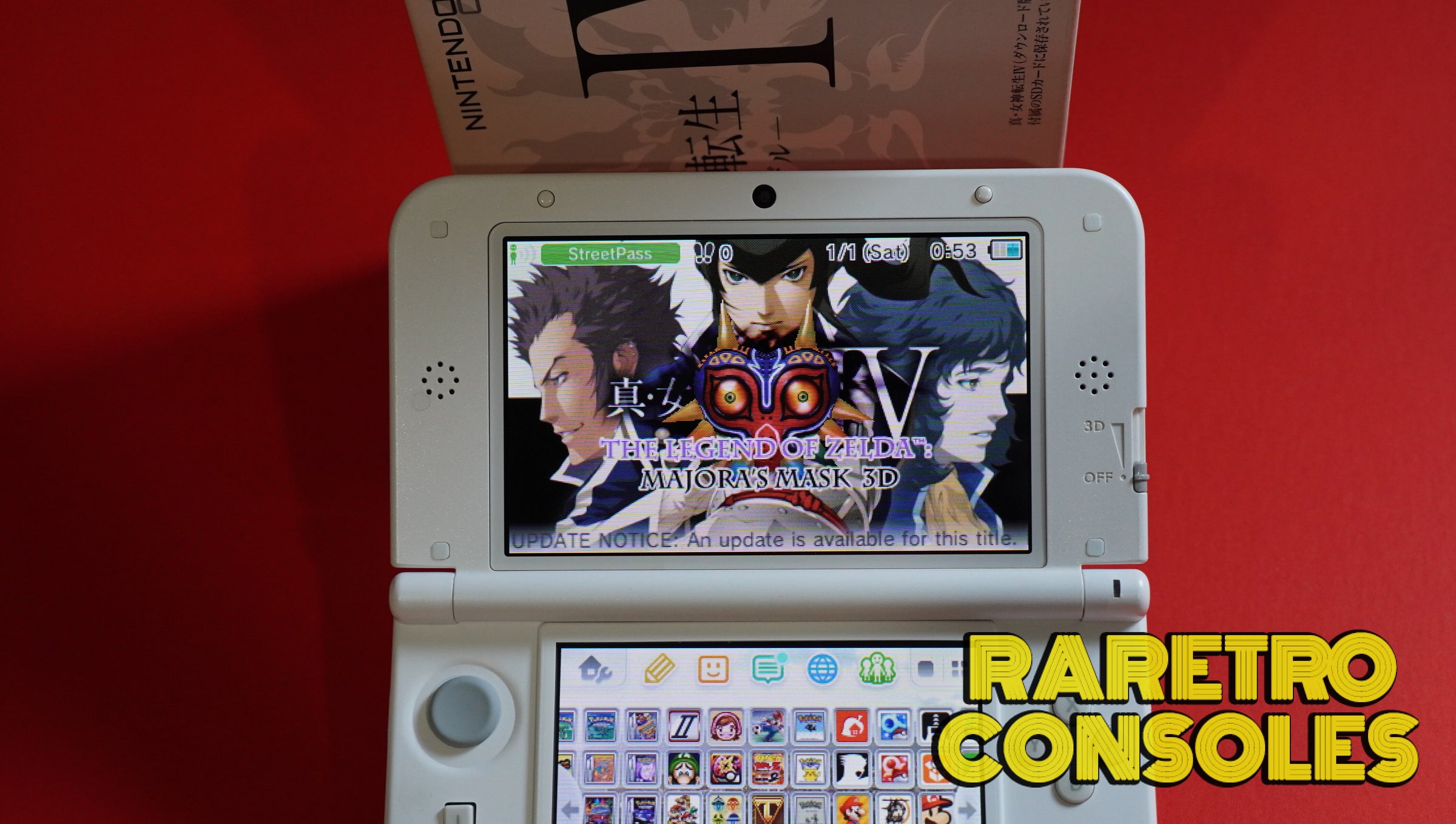 Nintendo 3DS XL Shin Megami Tensei IV with Box | Raretro Consoles