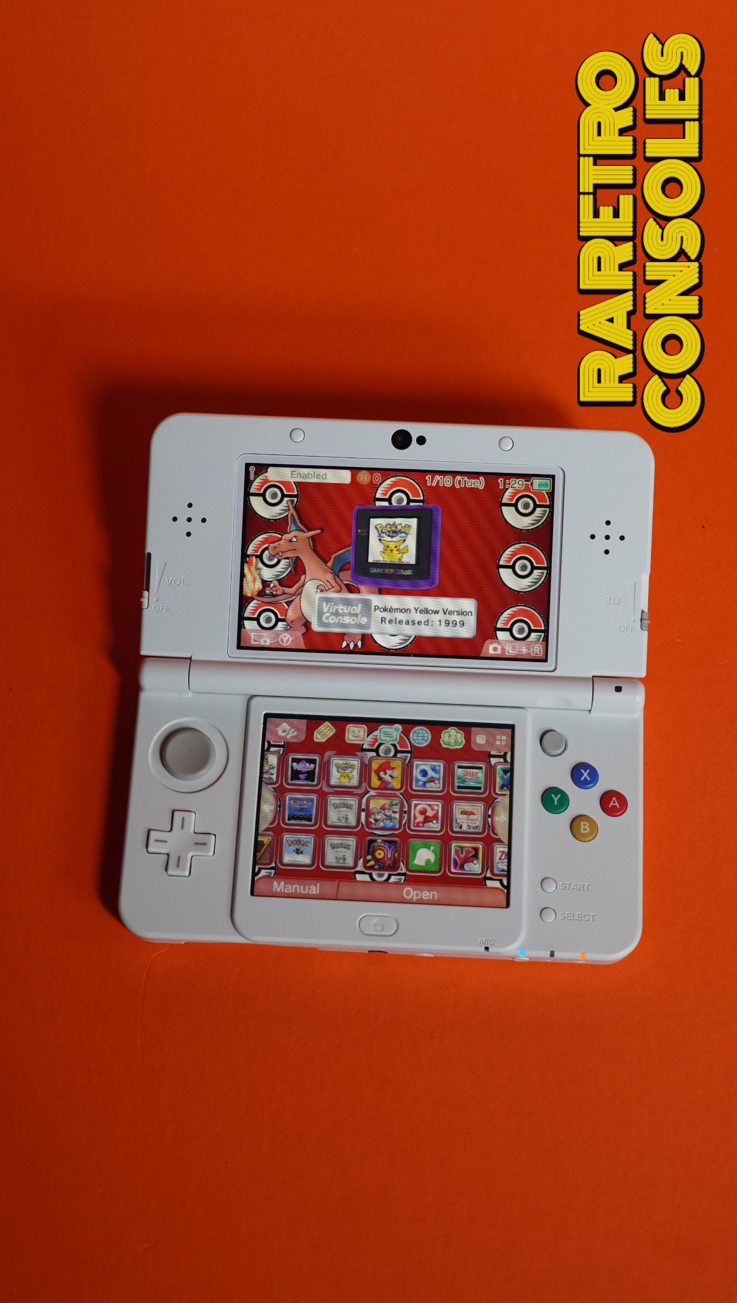 New Nintendo 3DS With No. 011 Bright Red Plates | Raretro Consoles