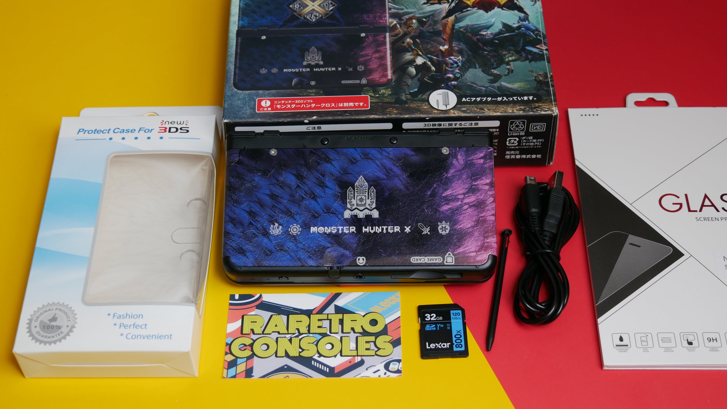 New Nintendo 3DS Special Edition Monster Hunter X with Box