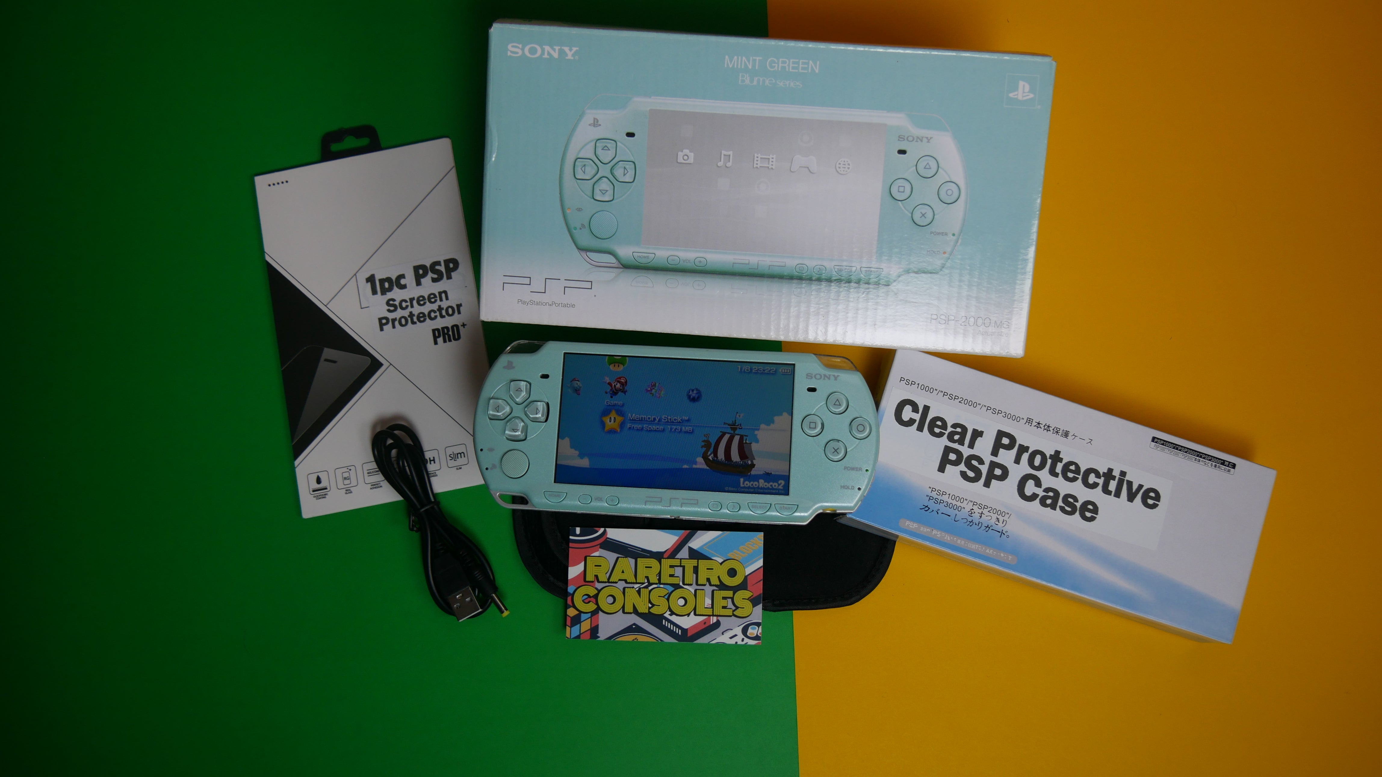 【期間限定！最安値挑戦】 Sony Raretro | Box with Green Mint Edition Launch 2000 PSP その他