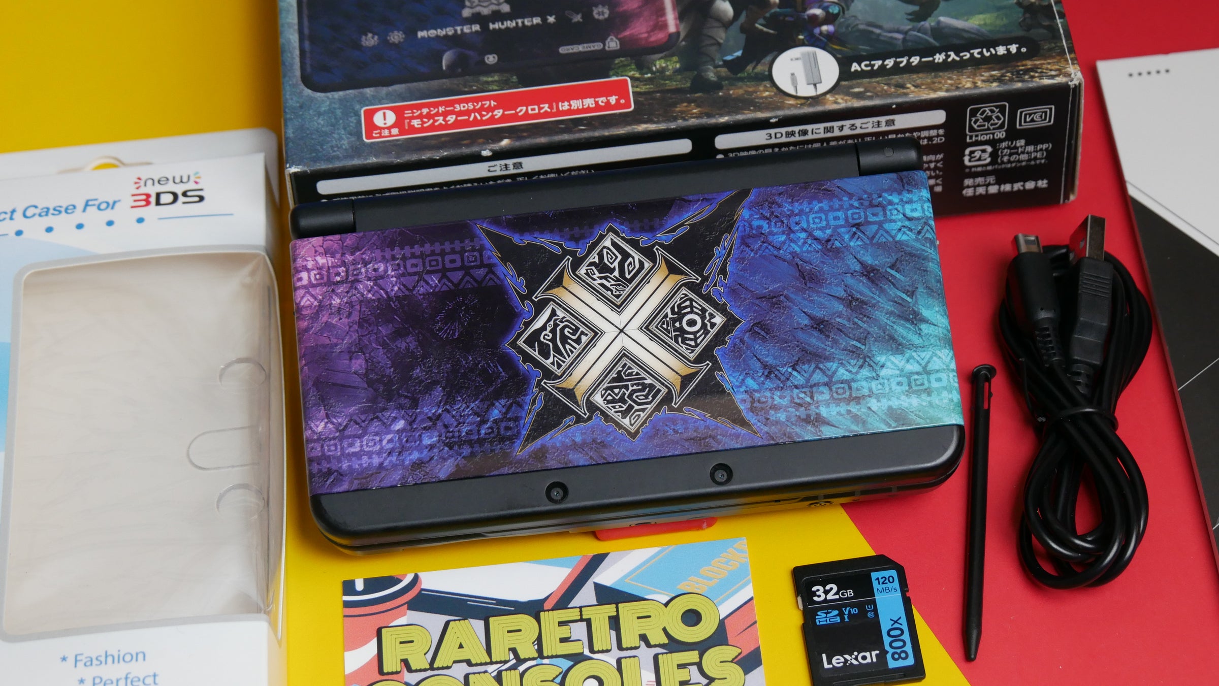 New Nintendo 3DS Special Edition Monster Hunter X with Box