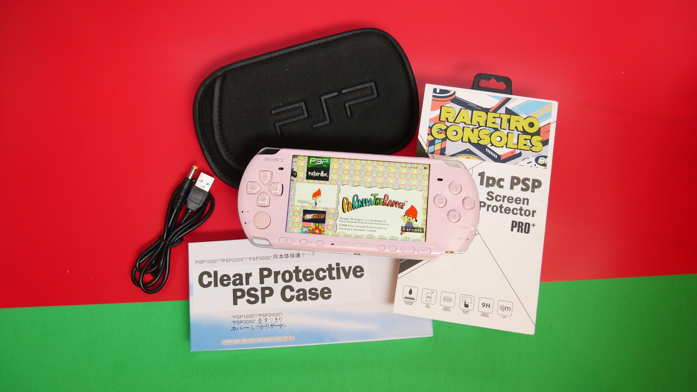Sony PlayStation Portable PSP 3000 Blossom Pink Slim