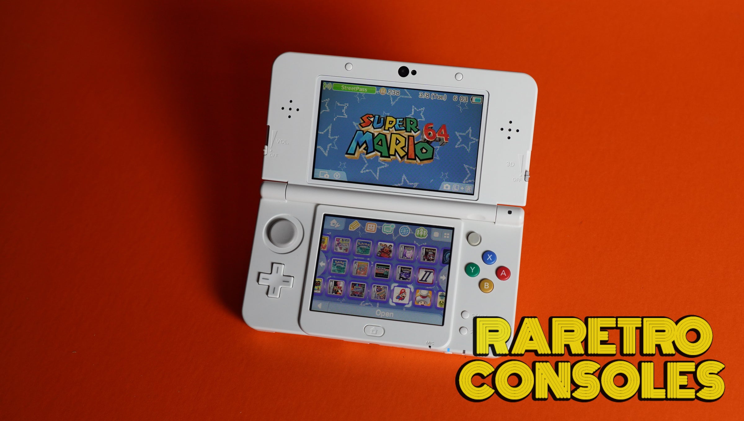 New Nintendo 3DS with Magic Castle 2 Plates | Raretro Consoles