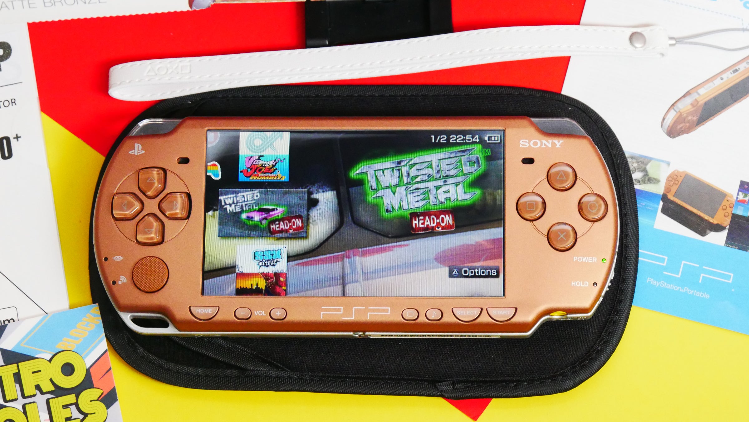 Sony PlayStation Portable PSP 2000 Matte Bronze with box | Raretro