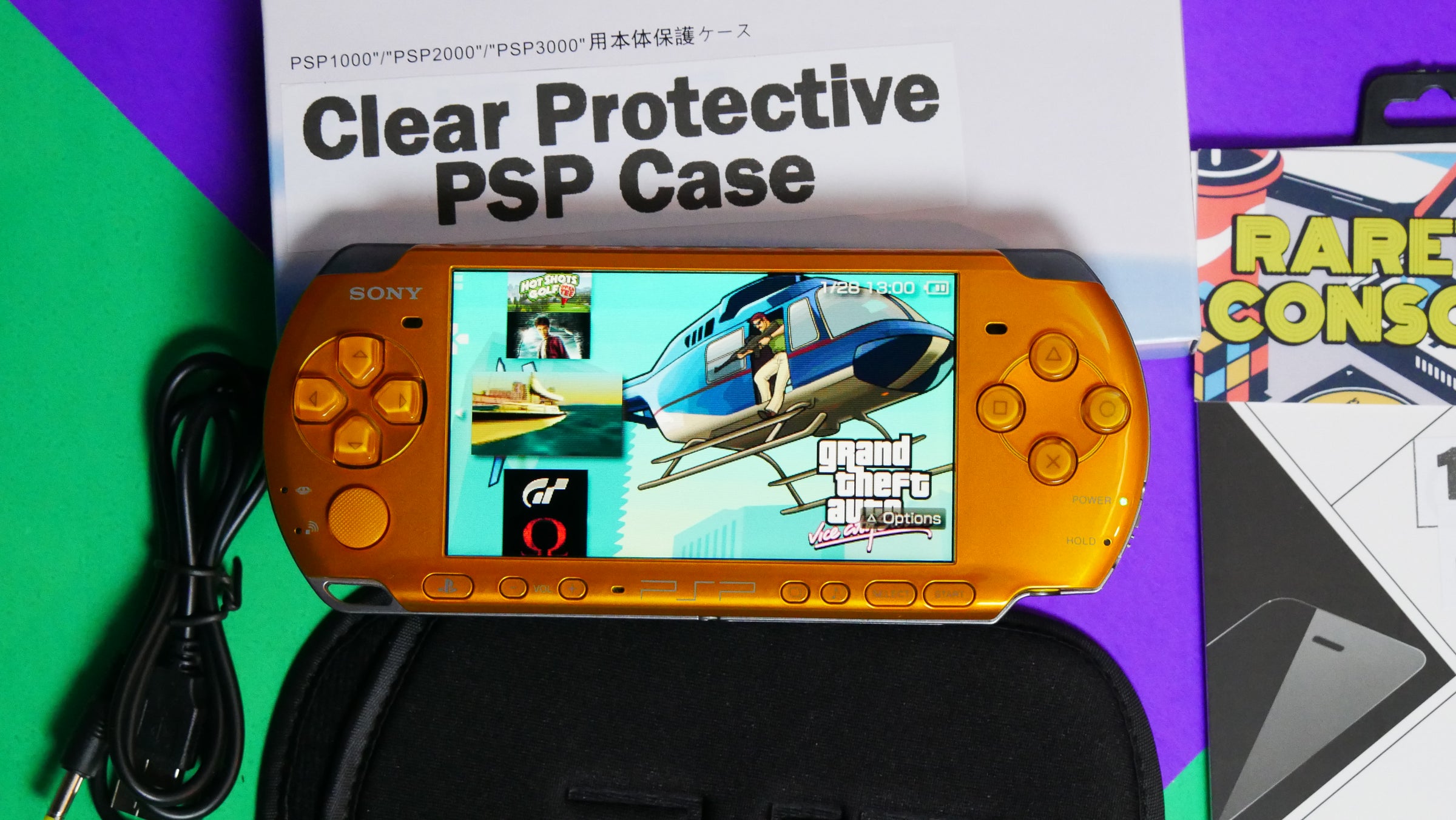 Yellow Sony Playstation Portable PSP 3000 | Raretro Consoles