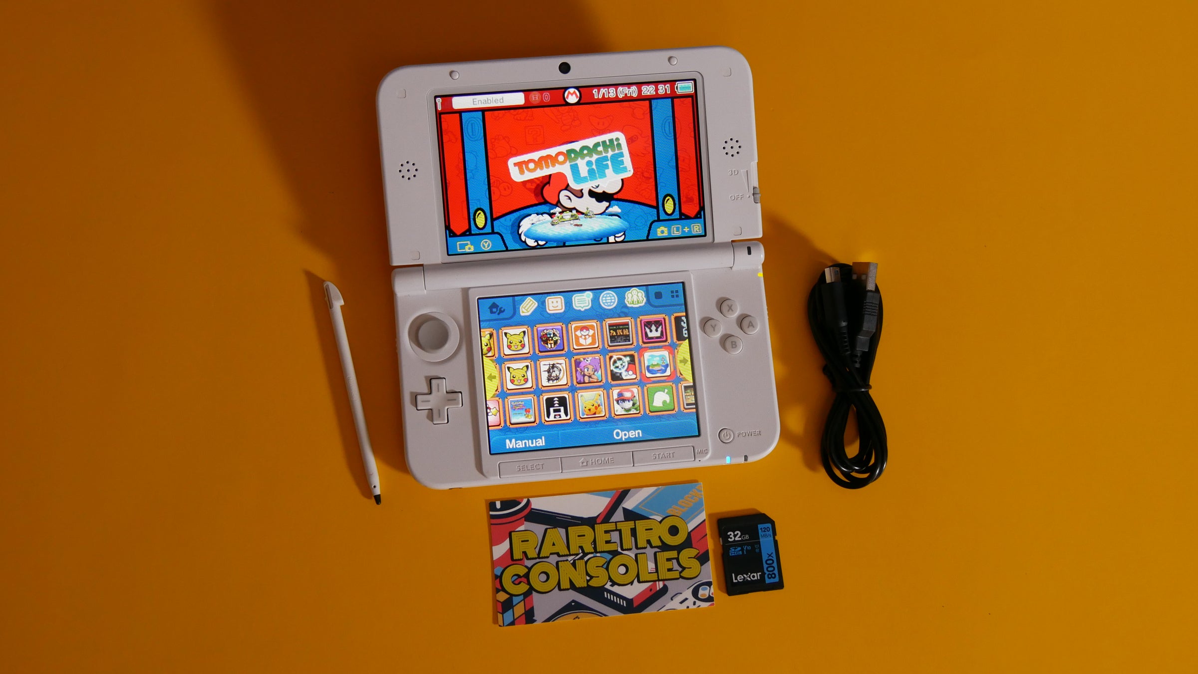Nintendo 3DS XL Mario Red x White Edition | Raretro Consoles