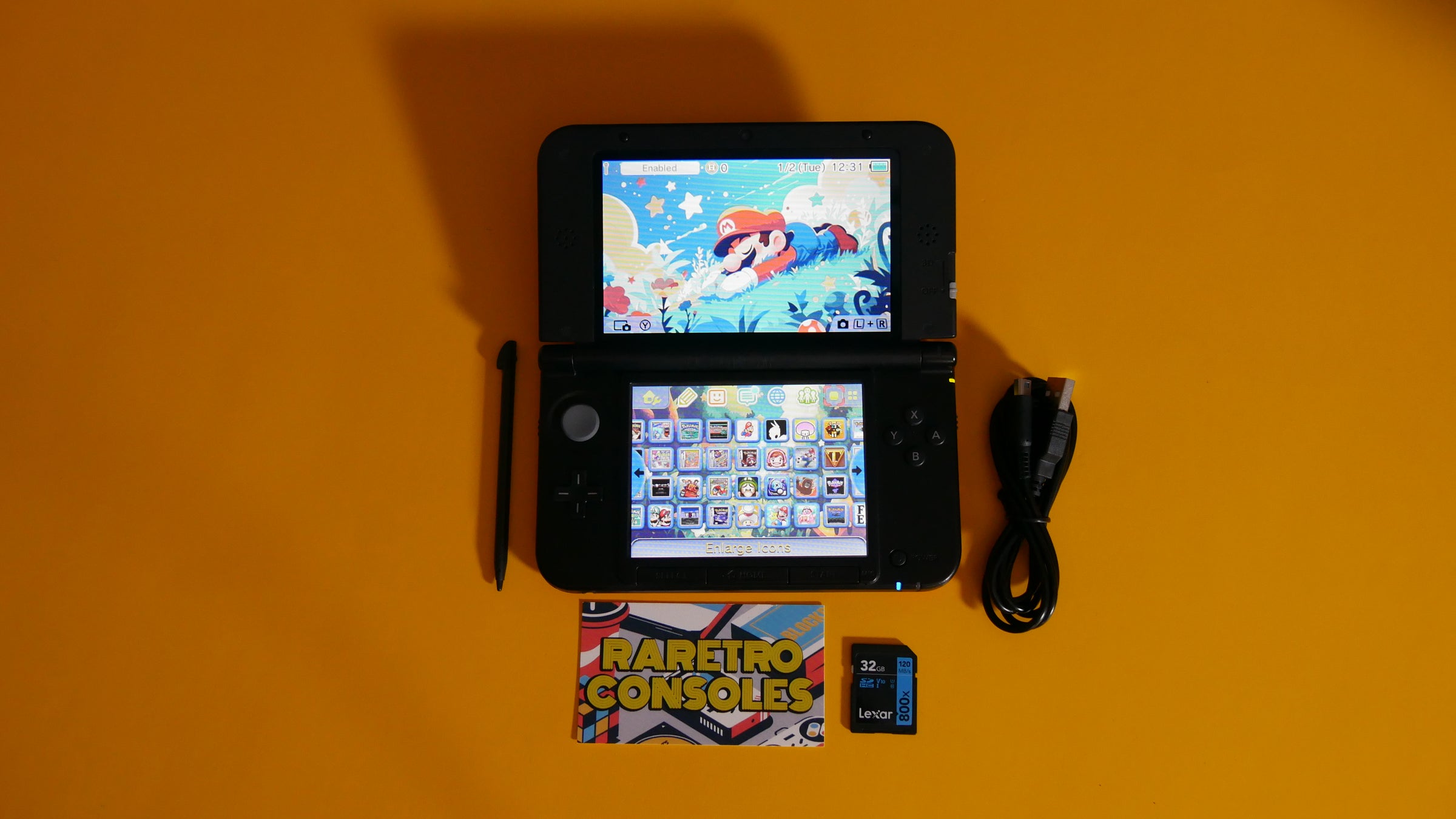 Nintendo 3DS XL New Super Mario Bros 2 Limited Edition