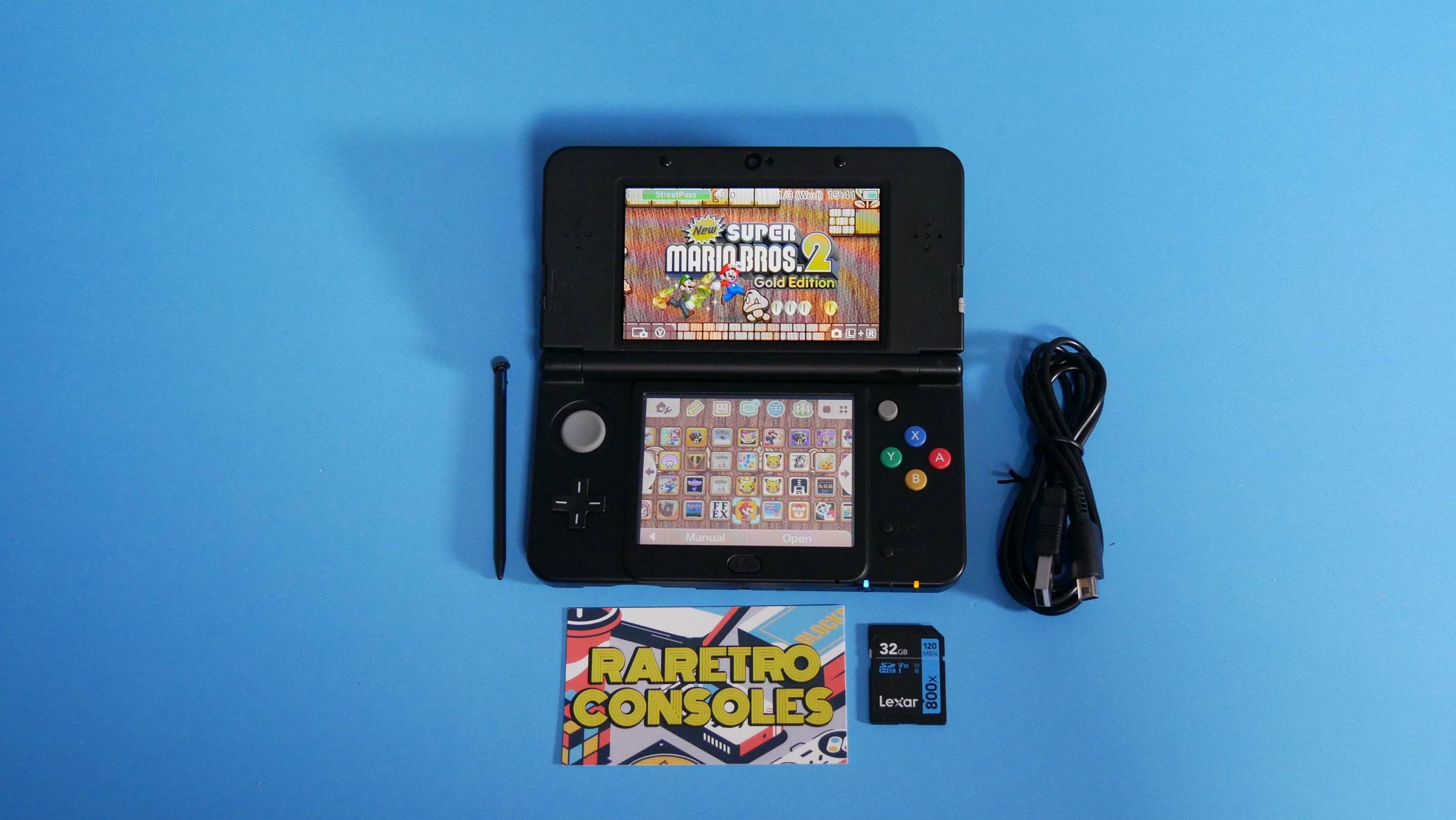N3DS きせかえプレート No.024 木目・マリオモノグラム N3DS きせかえプレート No.024 木目・マリオモノグラム Amazon