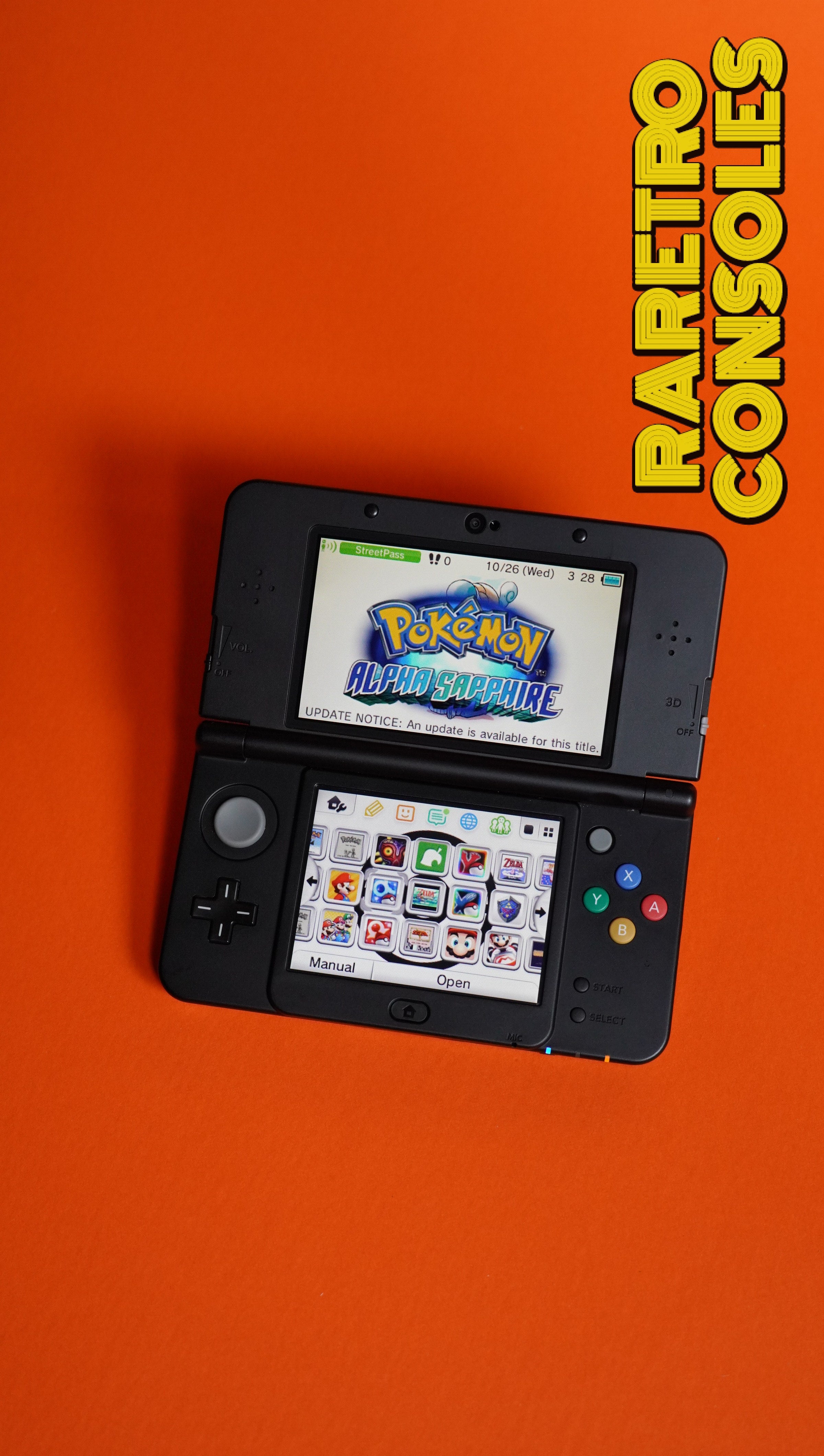 New Nintendo 3DS with Custom Pokémon Anniversary Plates