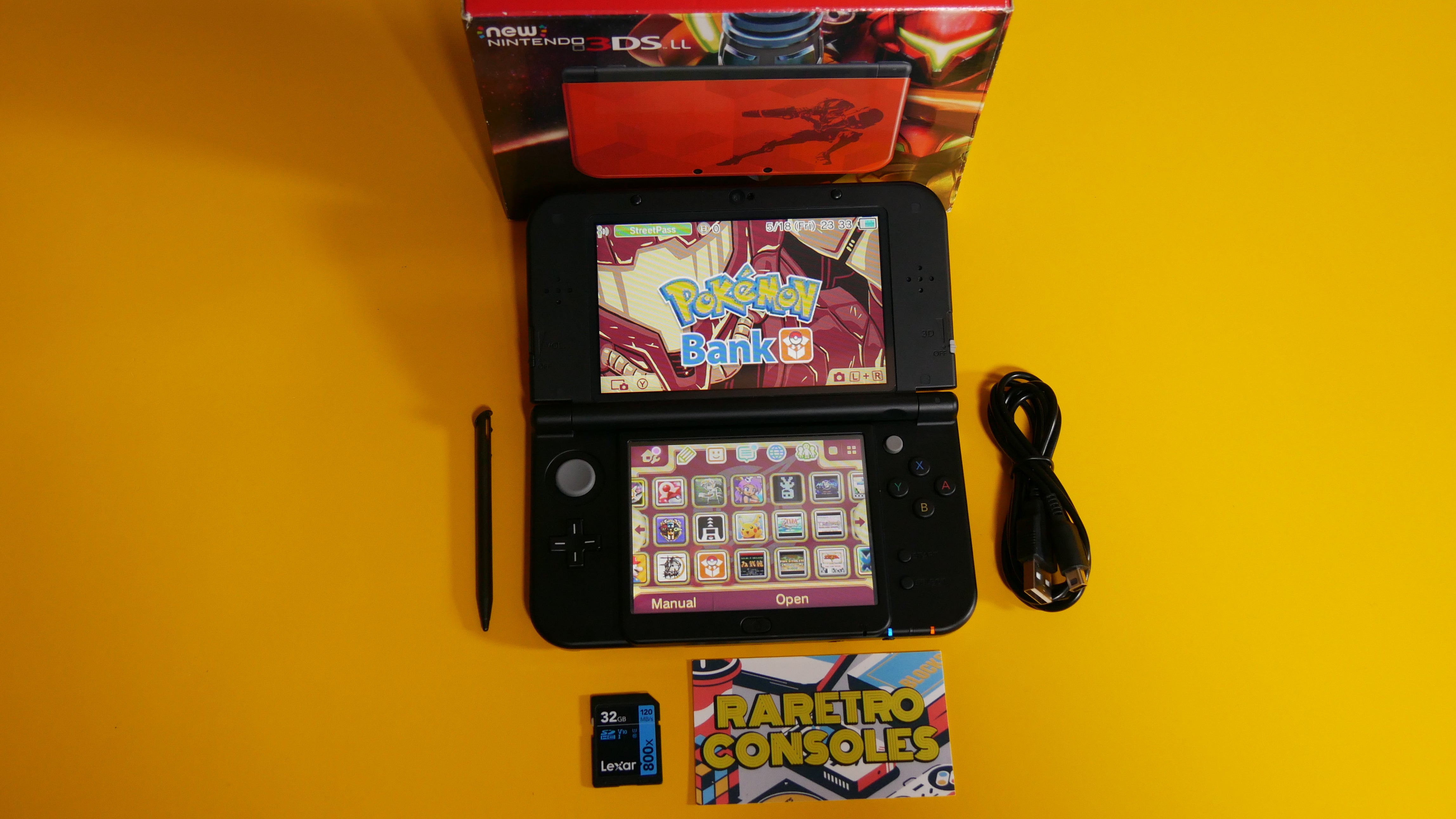 New3dsll サムスエディション Nintendo NEW 3DS LL XL Samus Limited Edition Metroid Console