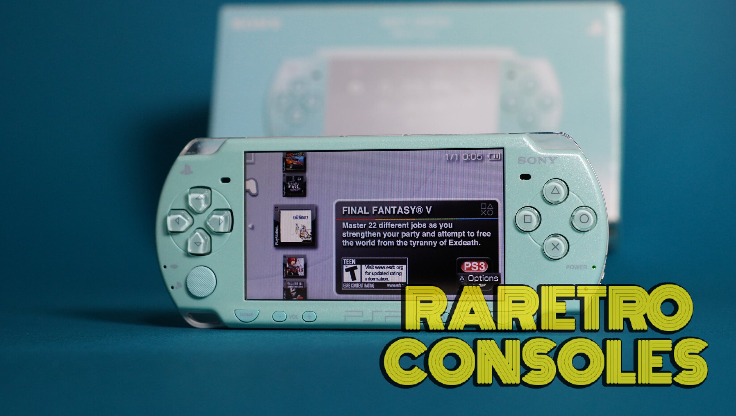 PSP-2000 ミントグリーン 箱付き Sony PSP 2000 Launch Edition Mint Green with Box | Raretro