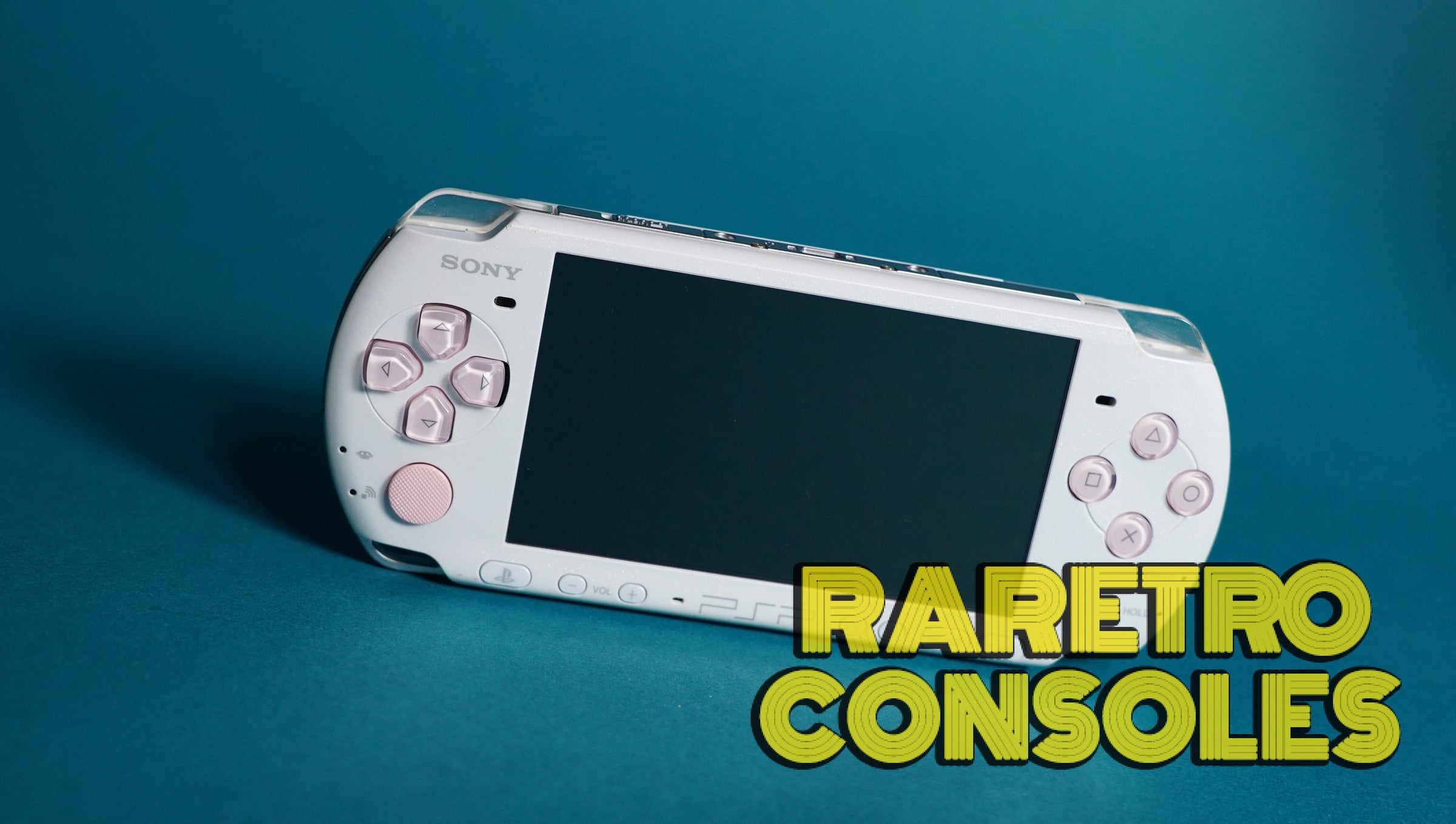 Pearl White x Pink PSP 3000 PlayStation Portable | Raretro Consoles