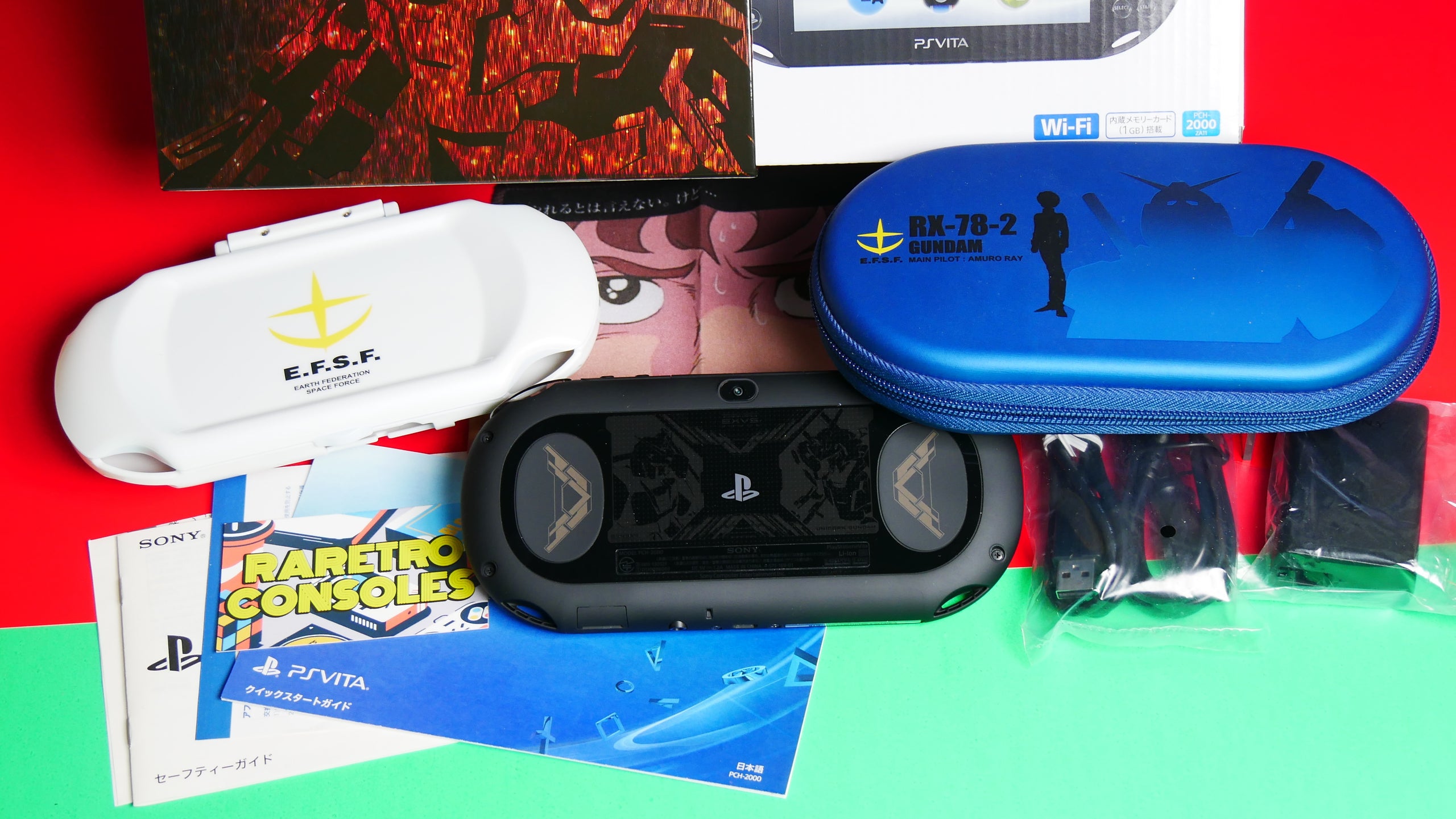 PlayStation Vita Slim 2000 Mobile Suit Gundam Extreme Force With 