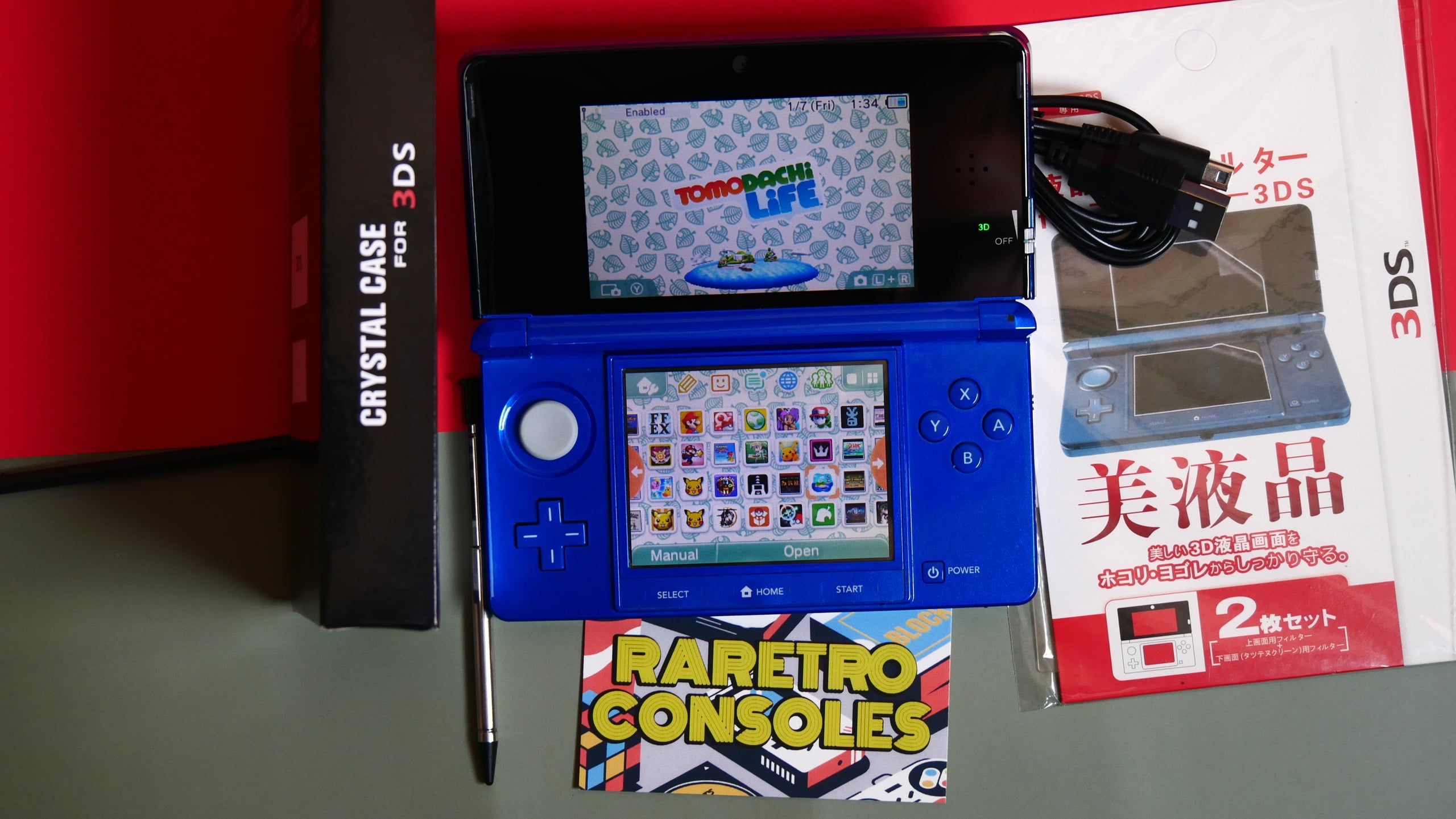 Nintendo 3DS XL in 2024 Blue