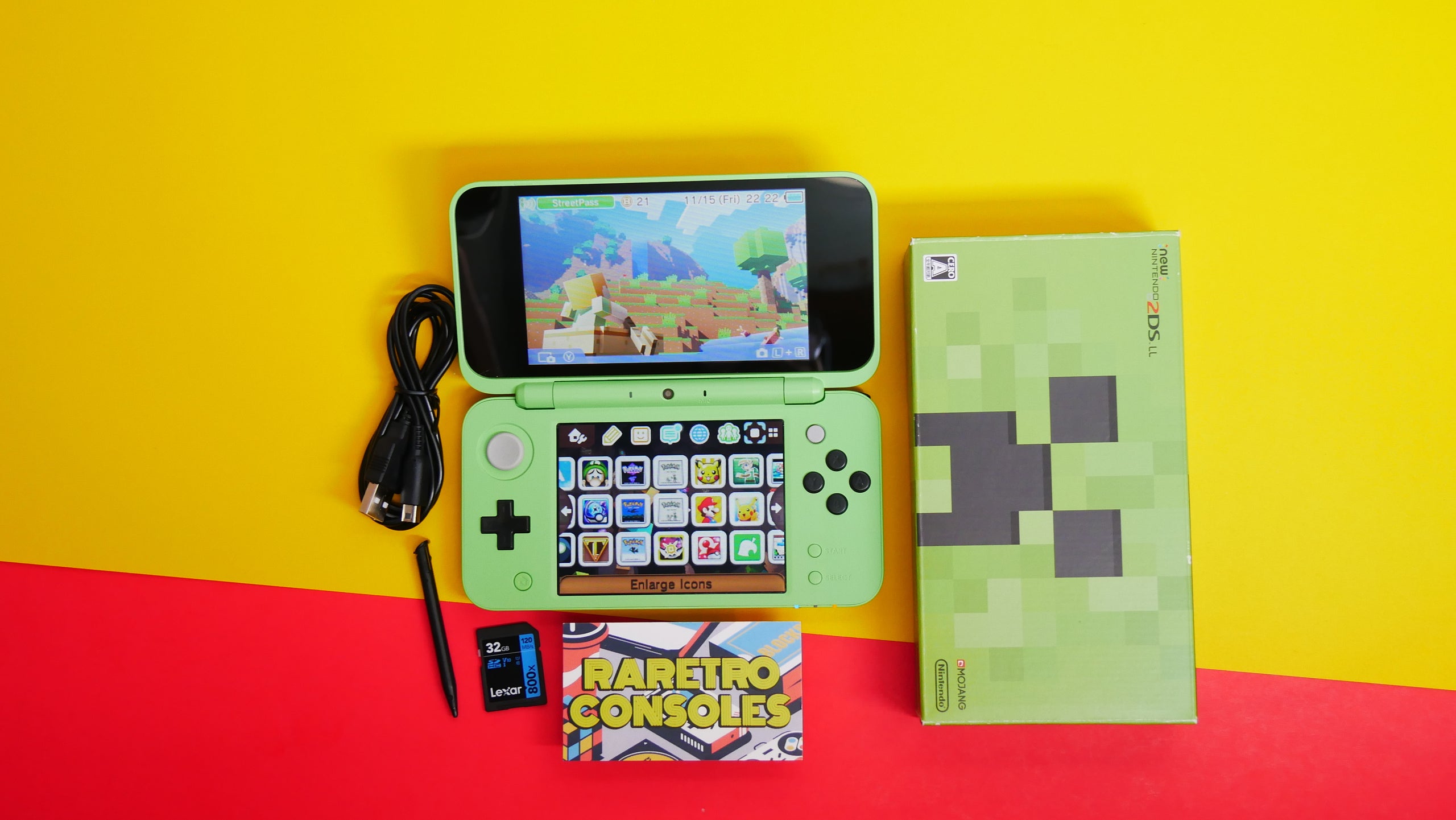 Minecraft 2ds xl console hotsell