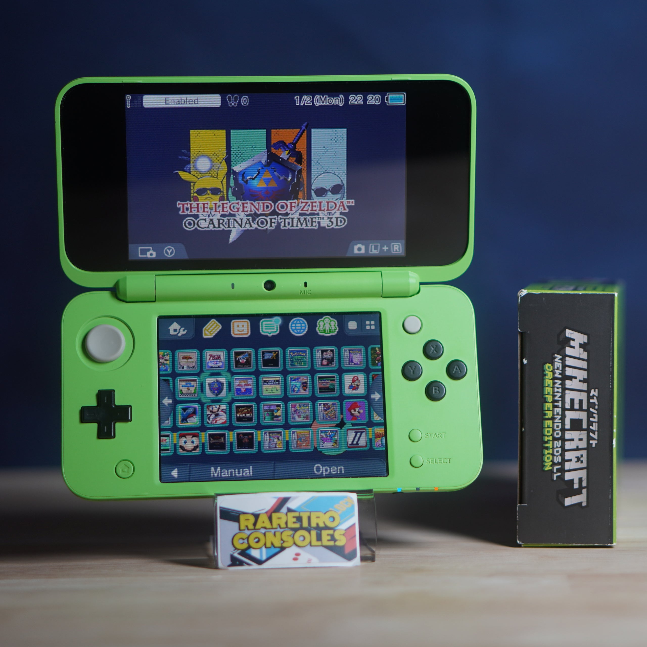 MINECRAFT NEWニンテンドー2DS LL CREEPER EDIT… 任天堂、特別デザイン